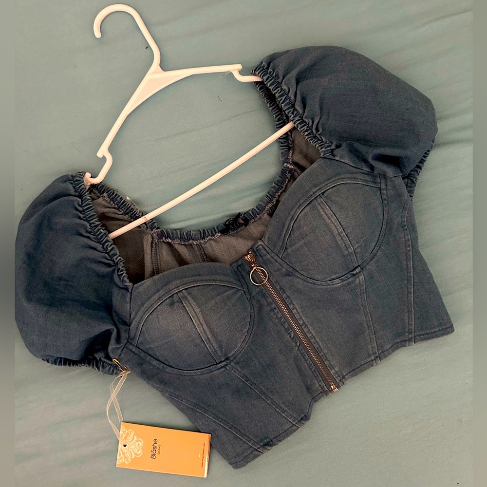 Denim Top